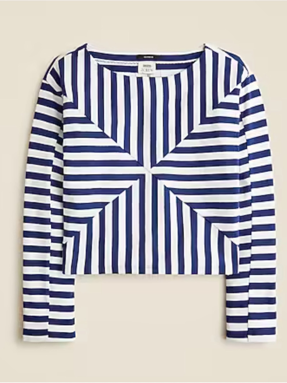 J. Crew by Christopher John Robert’sWomen’s Navy & White Striped Long-Sleeve Top